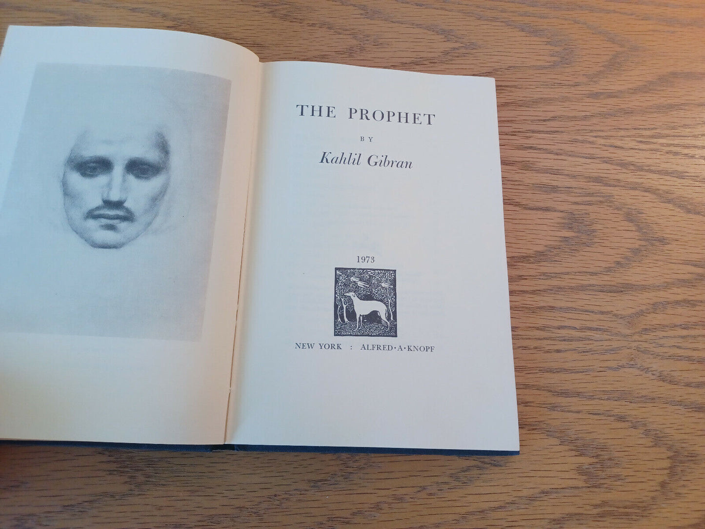 The Prophet Kahlil Gibran 1973 91st Printing Hardcover Alfred A Knopf