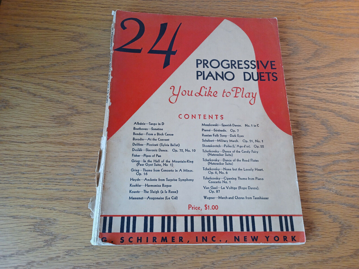 Twenty Four Progressive Piano Duets You Like To Play 1945 G Schirmer Music