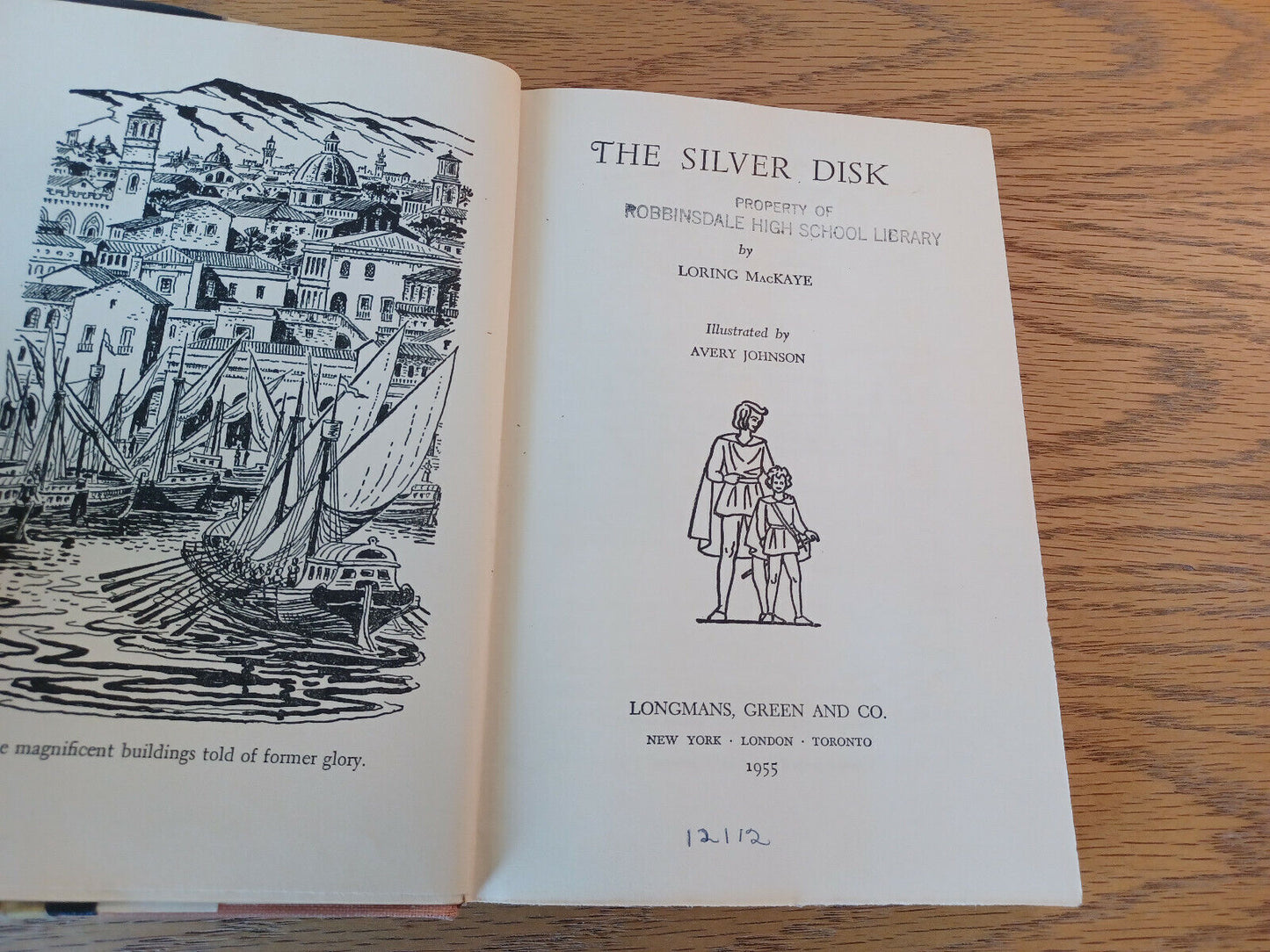 The Silver Disk Loring MacKaye 1955 1st Ed Hardcover Dust Jacket Longmans Green