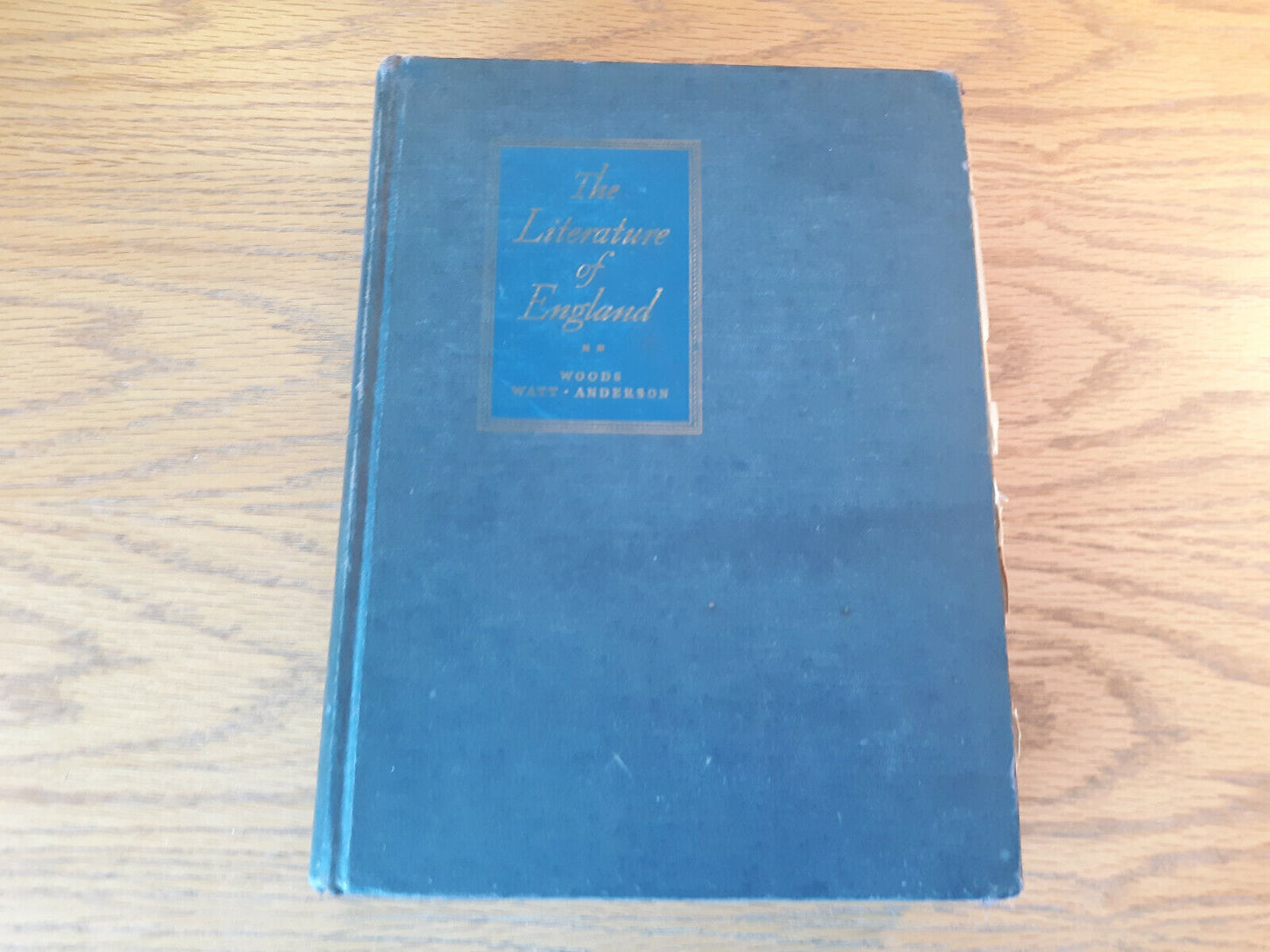 The Literature Of England Volume Two George B Woods 1936 Hardcover Scott, Foresm