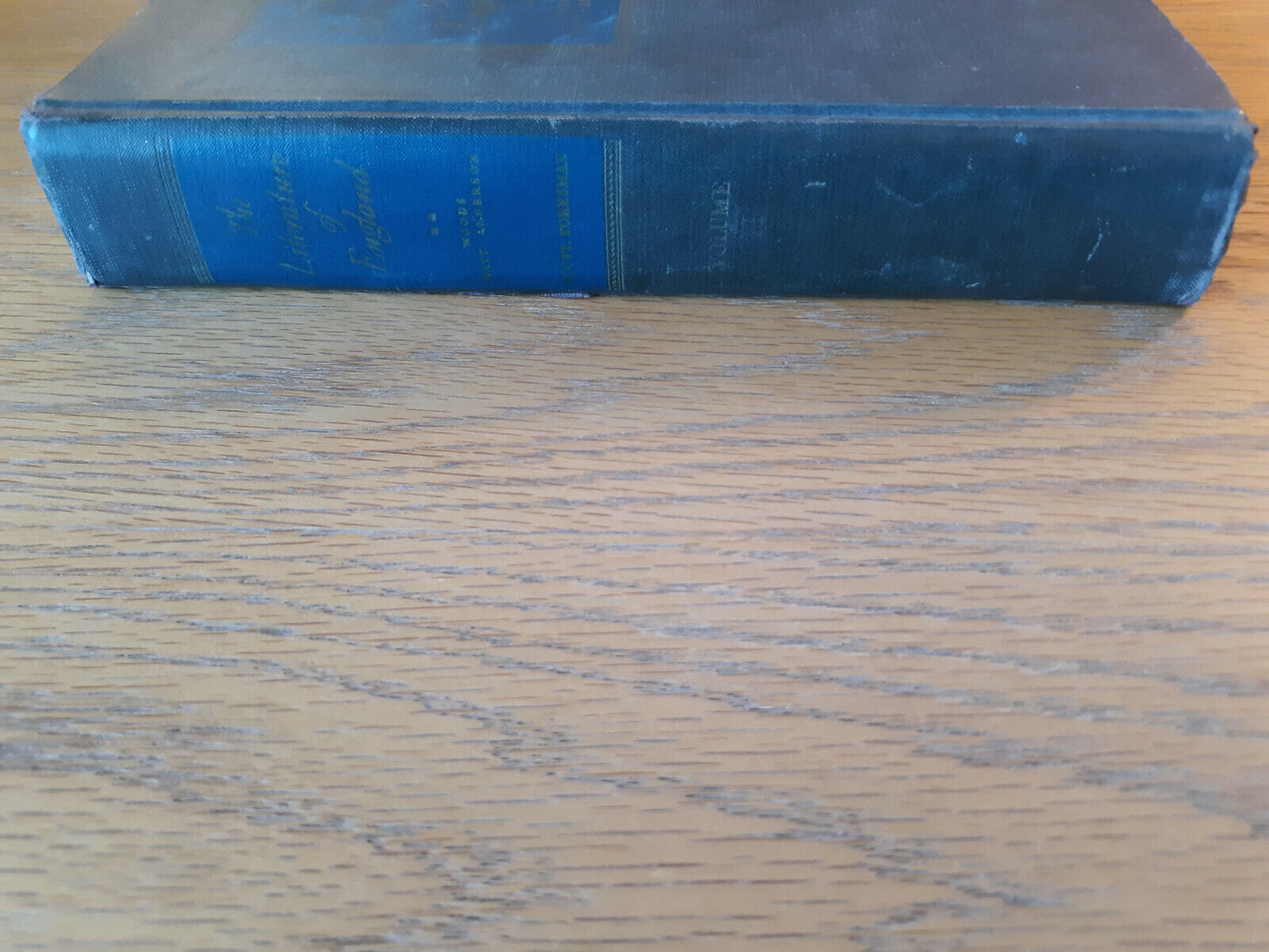 The Literature Of England Volume Two George B Woods 1936 Hardcover Scott, Foresm