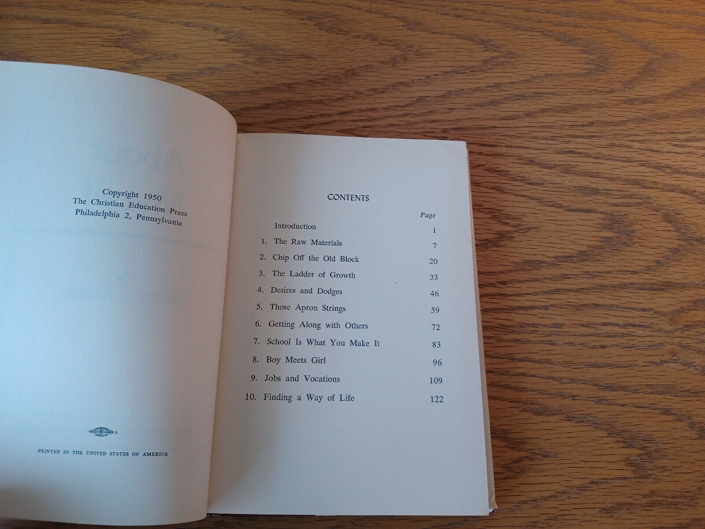 About Myself Nevin C Harner 1950 Hardcover Dust Jacket Christian Education Press