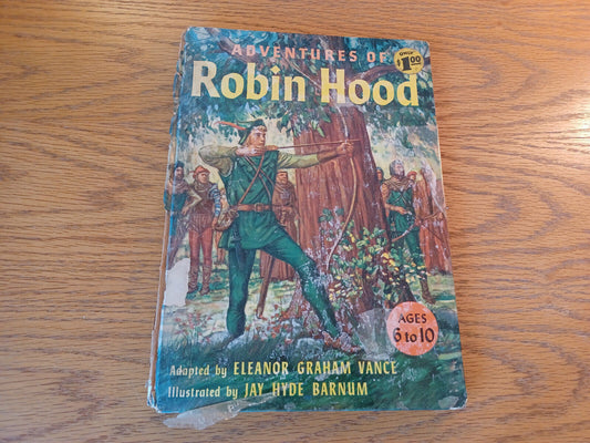 Adventures Of Robin Hood Eleanor Graham Vance 1953 Random House Hardcover