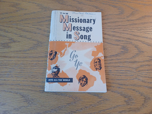 The Missionary Message In Song 1962 Eugene L Clark Paperback