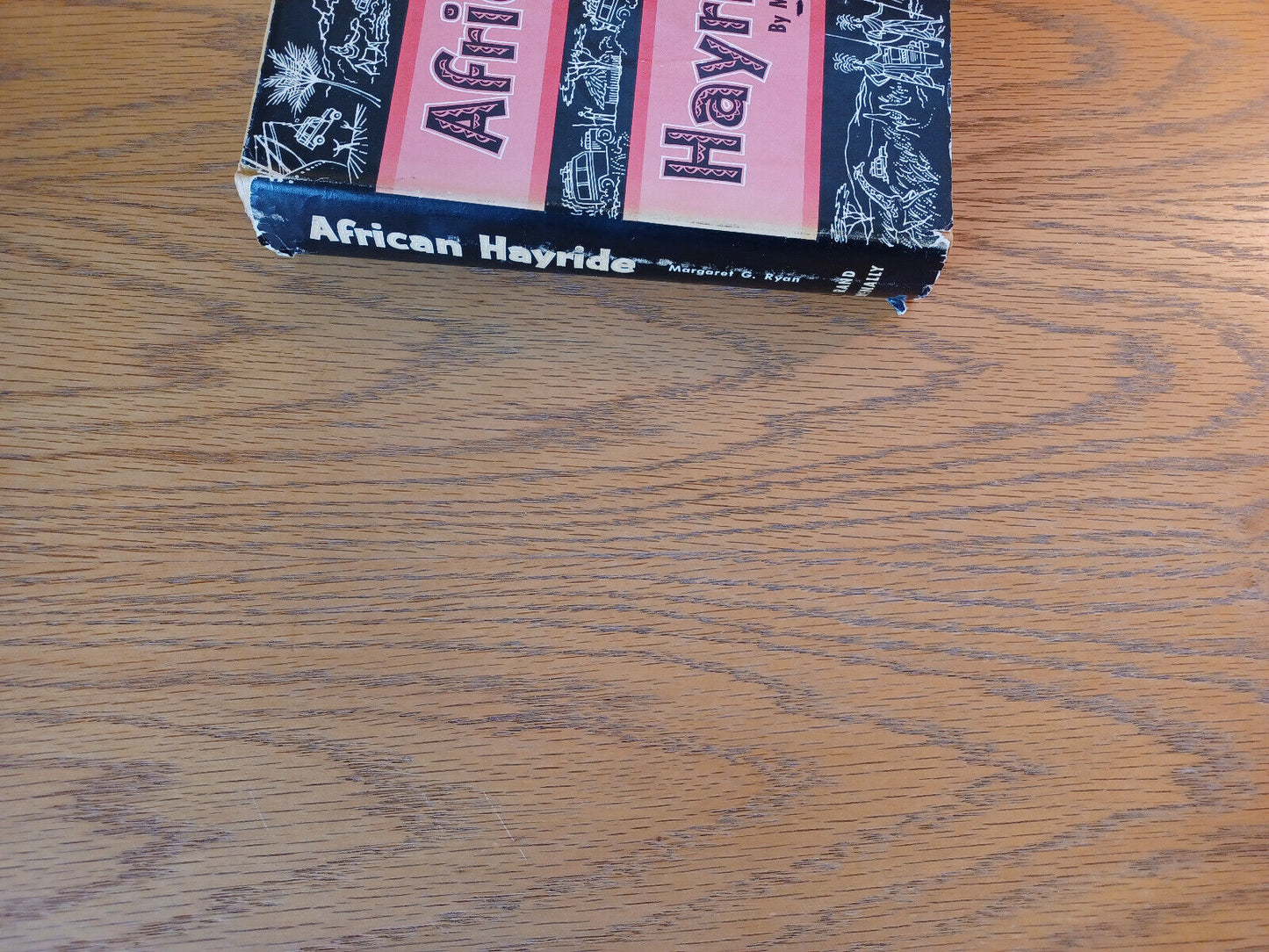 African Hayride Margaret G Ryan 1956 Hardcover Dust Jacket Rand McNally 1st Ed