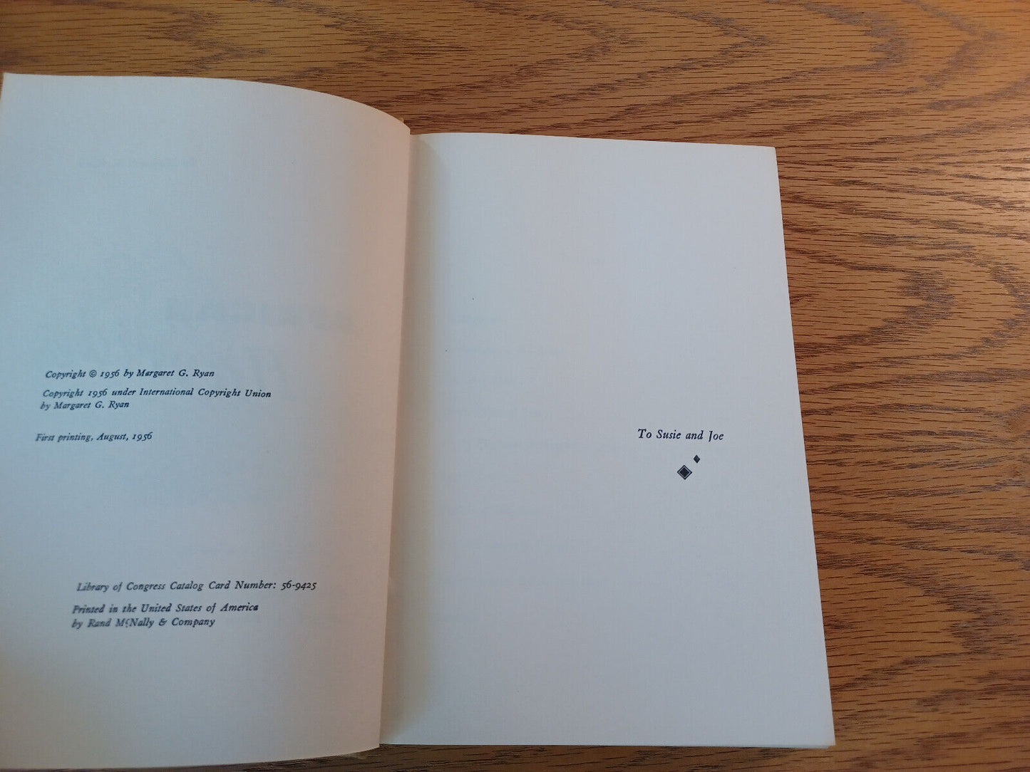 African Hayride Margaret G Ryan 1956 Hardcover Dust Jacket Rand McNally 1st Ed