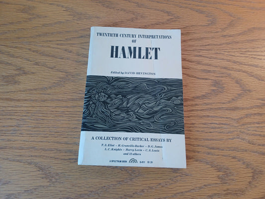 Twentieth Century Interpretations Of Hamlet 1968 David Bevington Paperback