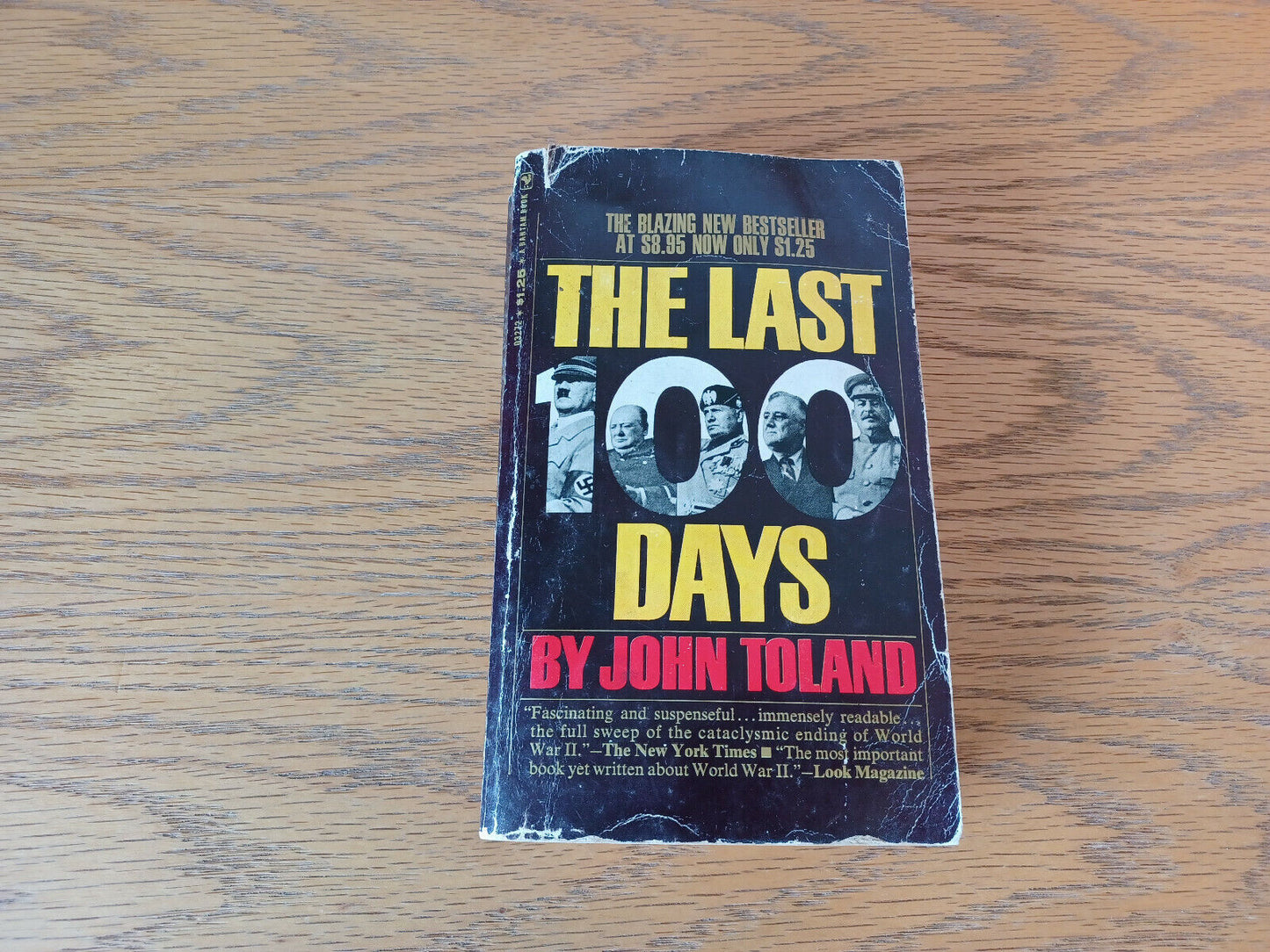 The Last 100 Days John Toland 1967 Bantam Books Paperback