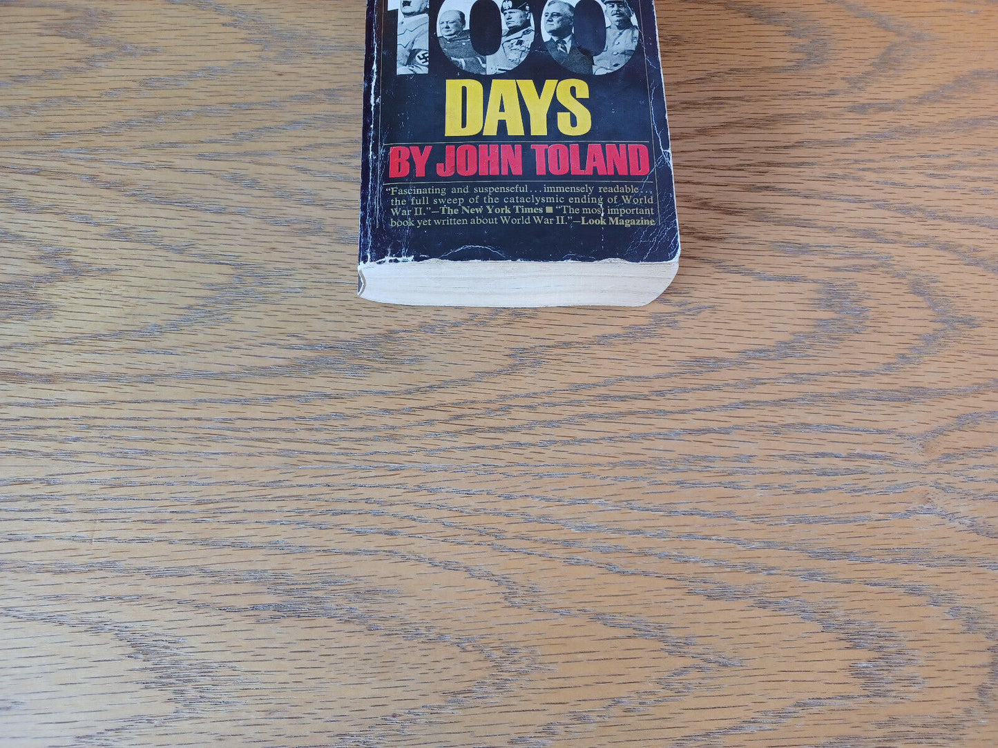 The Last 100 Days John Toland 1967 Bantam Books Paperback