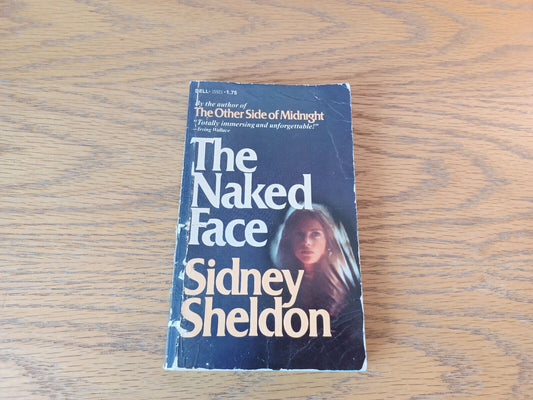 The Naked Face Sidney Sheldon 1977 Dell Paperback