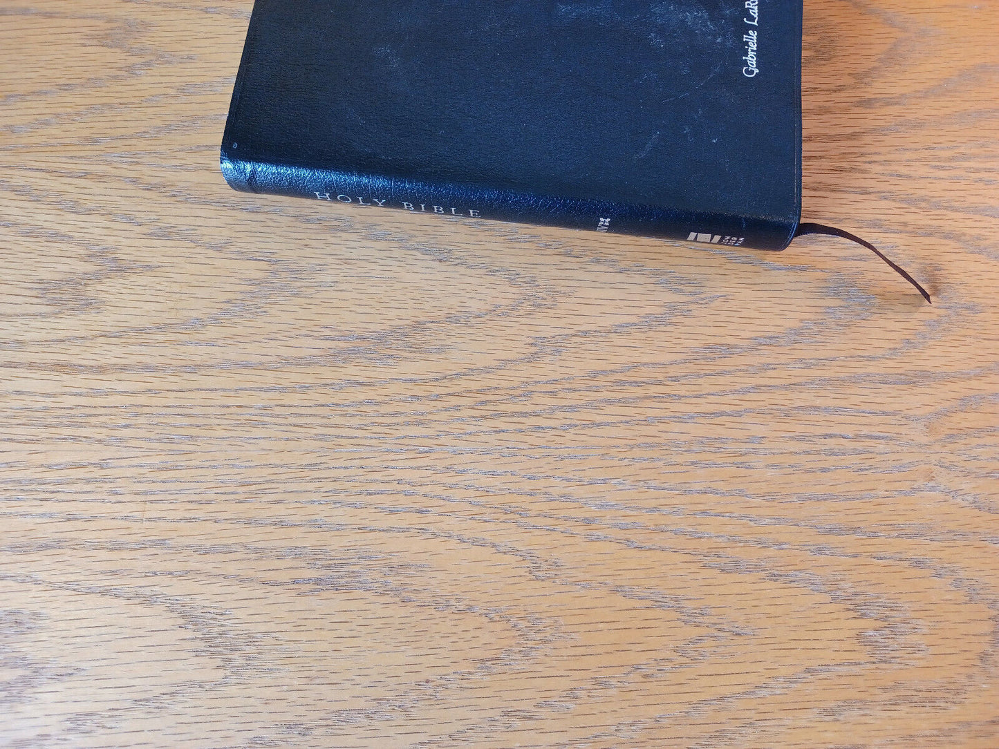 Holy Bible New International Version Zondervan Bonded Leather Thinline 2005