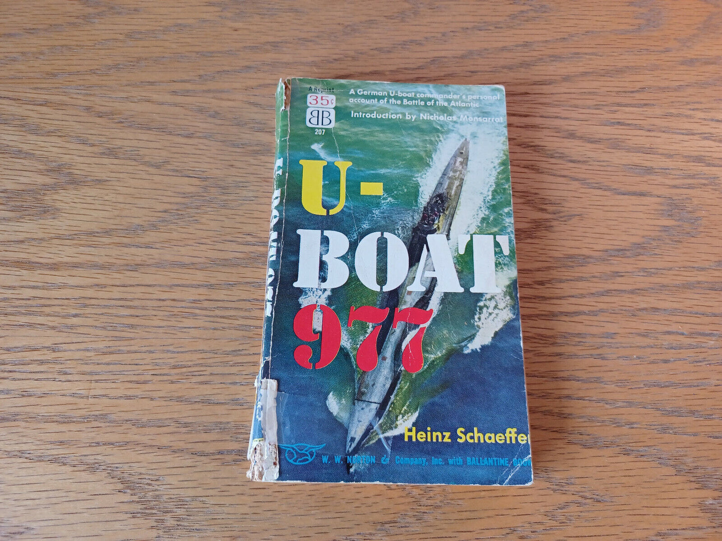 U-Boat 977 Heinz Schaeffer 1952 Ballantine Books Paperback WWII