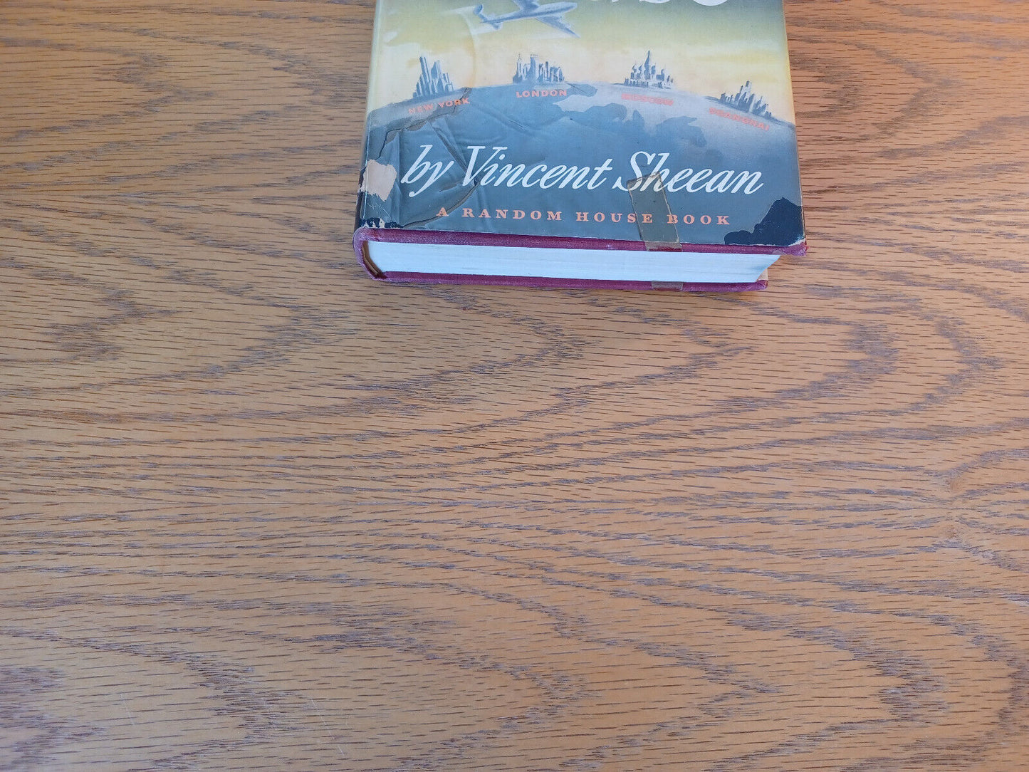 This House Against This House Vincent Sheean 1946 Random House Hardcover Dust Ja