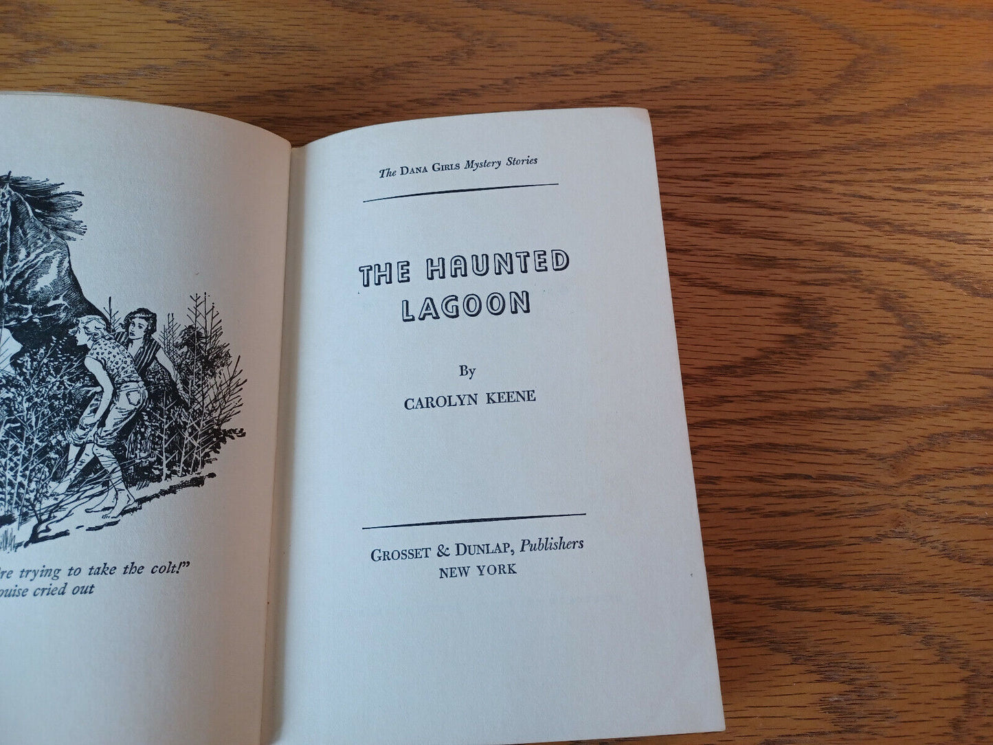 The Haunted Lagoon Carolyn Keene 1959 Grosset & Dunlap Hardcover