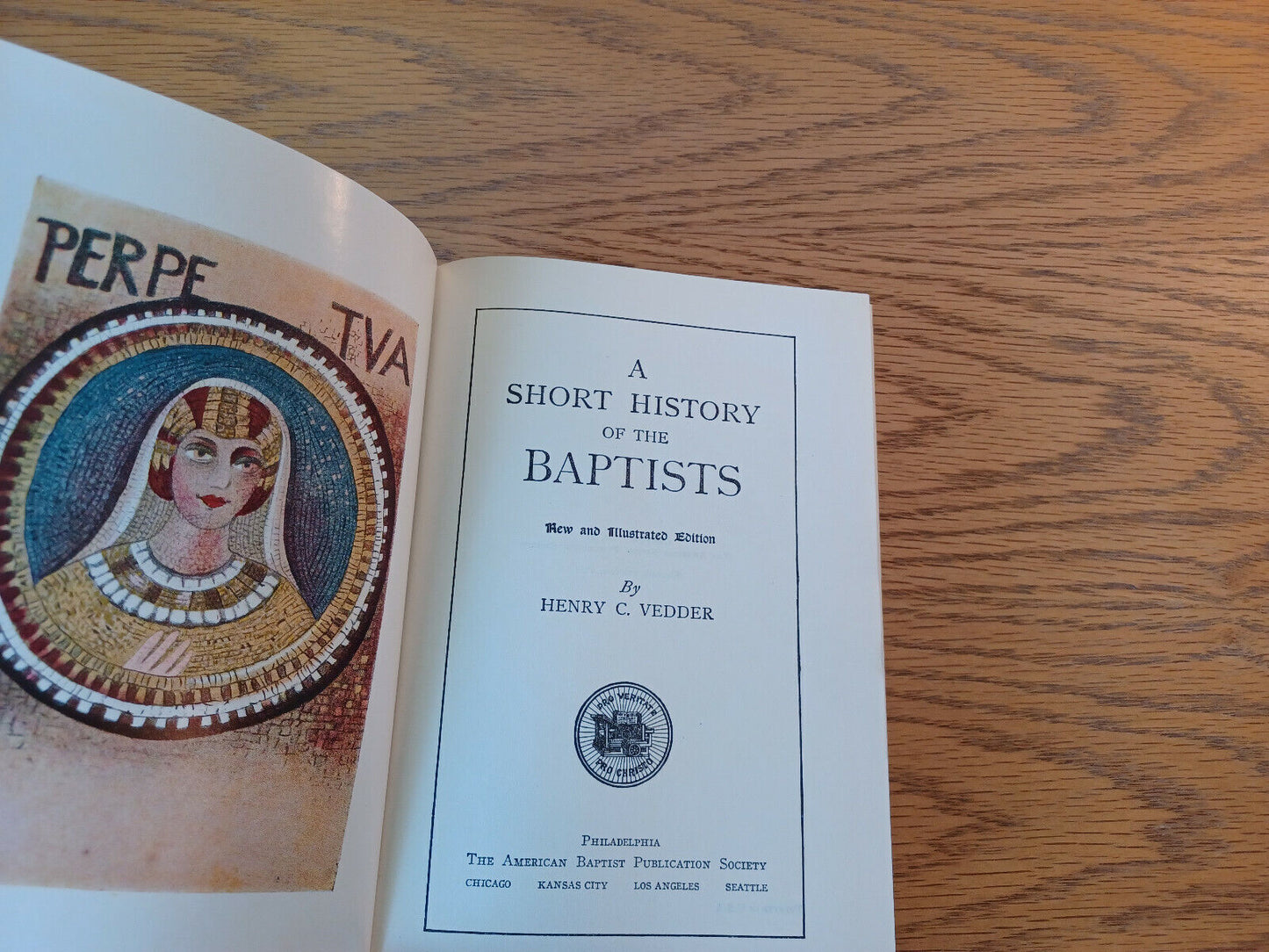 A Short History Of The Baptists Henry C Vedder 1952 Hardcover American Baptist P