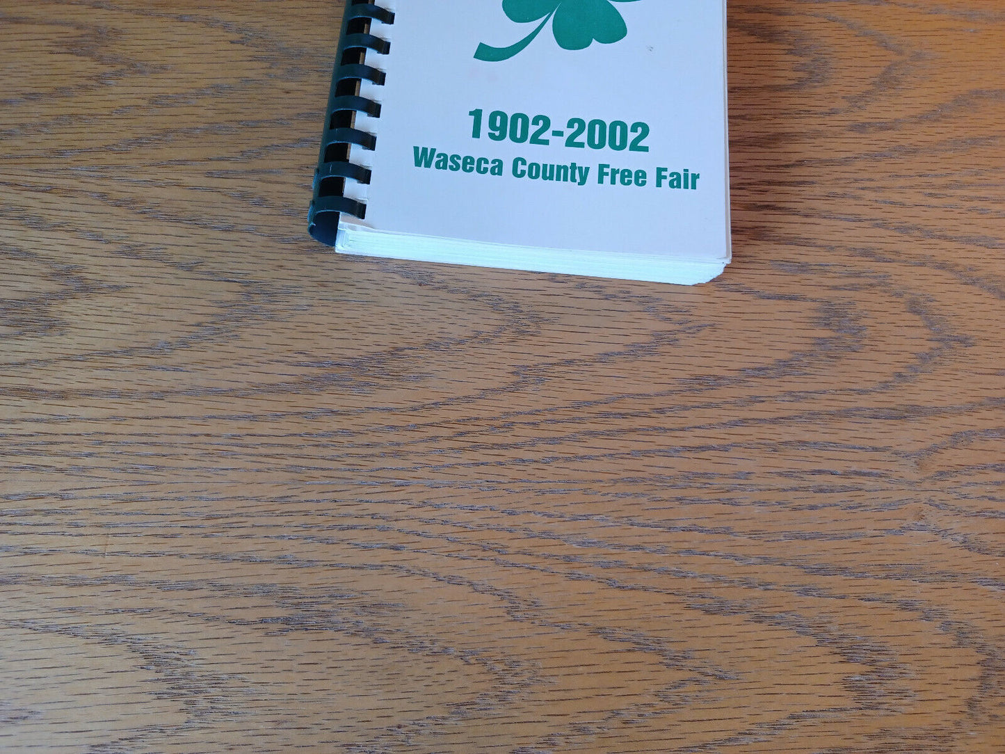 Year Of The Clover 1902-2002 Waseca County Free Fair Cookbook Minnesota