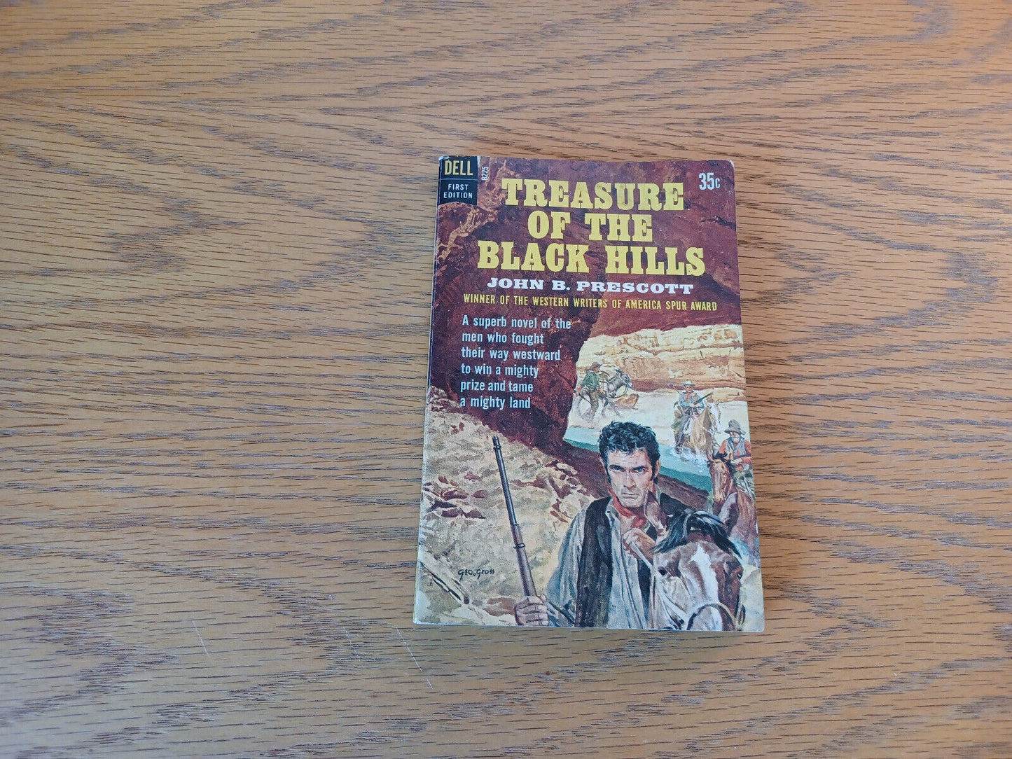 Treasure Of The Black Hills John B Prescott 1961 Paperback Dell