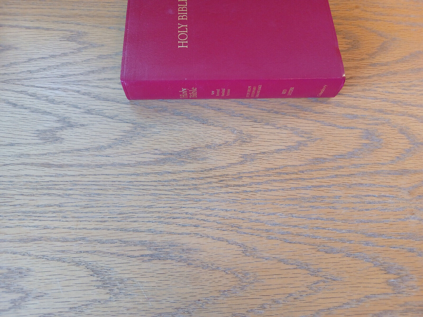 Holy Bible New Revised Standard Version Study Helps Concordance Red Letter 1989