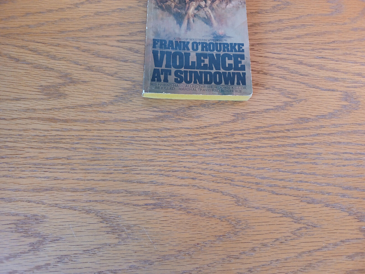 Violence At Sundown Frank O'Rourke 1968 New American Library Paperback