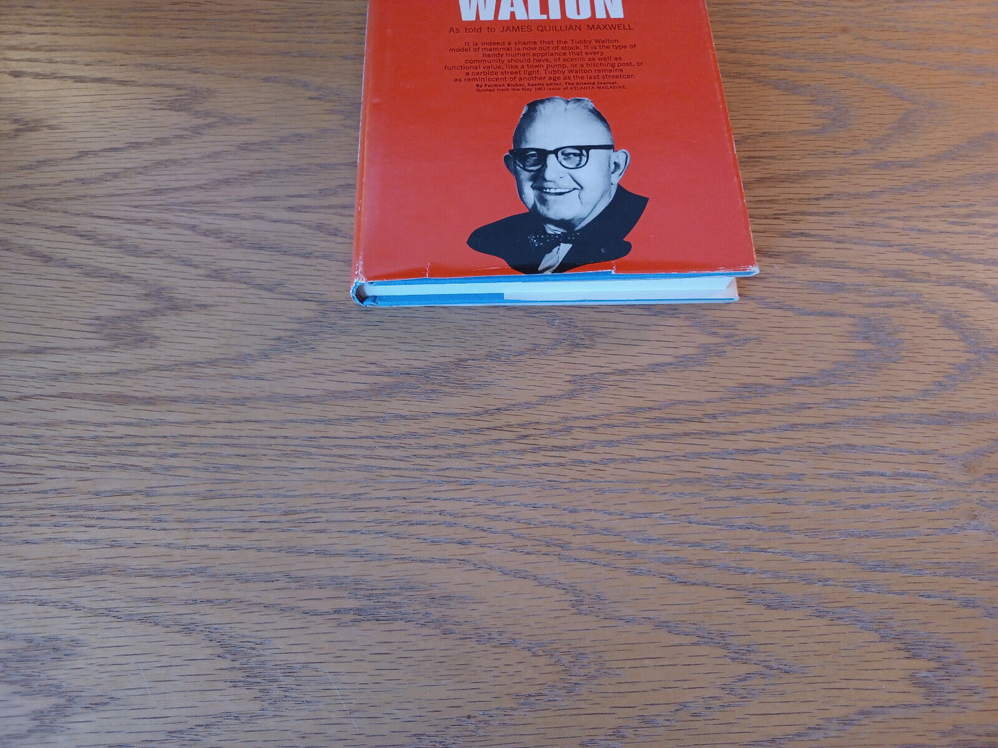 The Life Story Of Cousin Tubby Walton James Quillian Maxwell 1968 Hardcover Dust