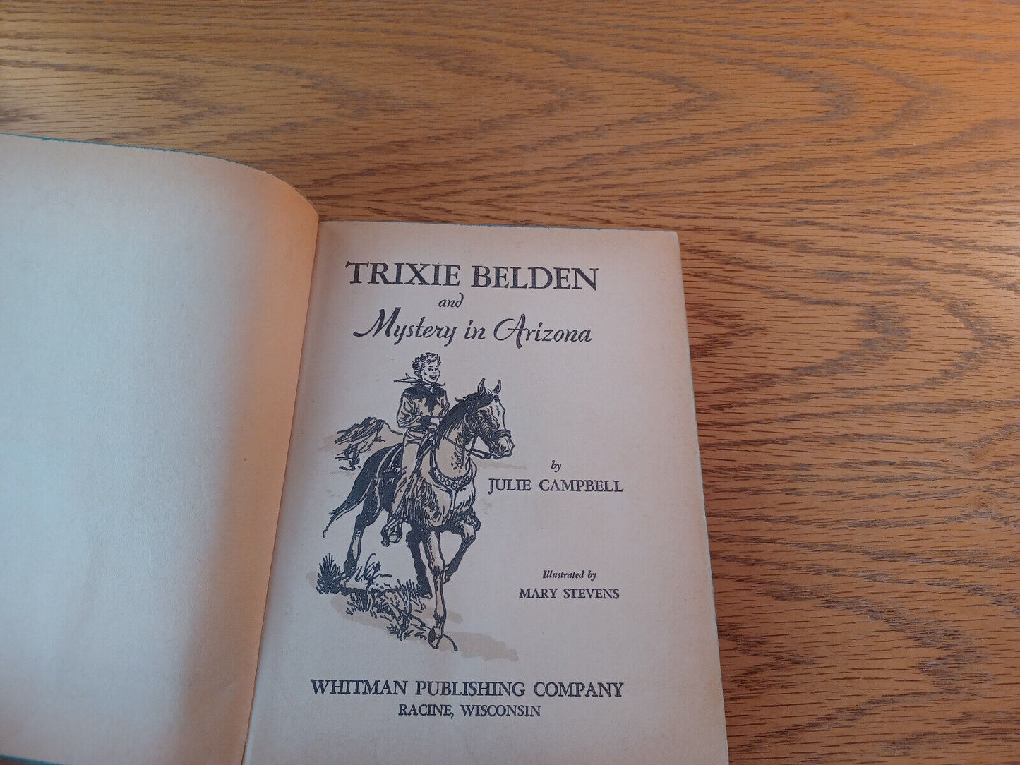 Trixie Belden And Mystery In Arizona Julie Campbell 1958 Hardcover Whitman Publi