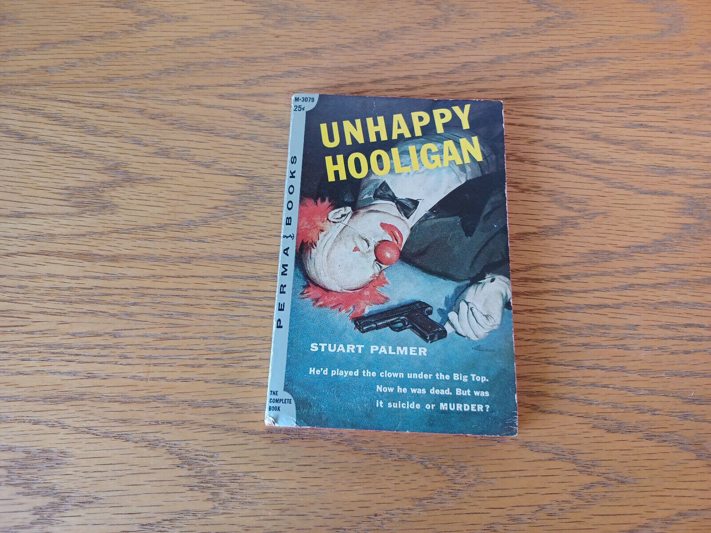 Unhappy Hooligan Stuart Palmer 1957 Permabook Paperback