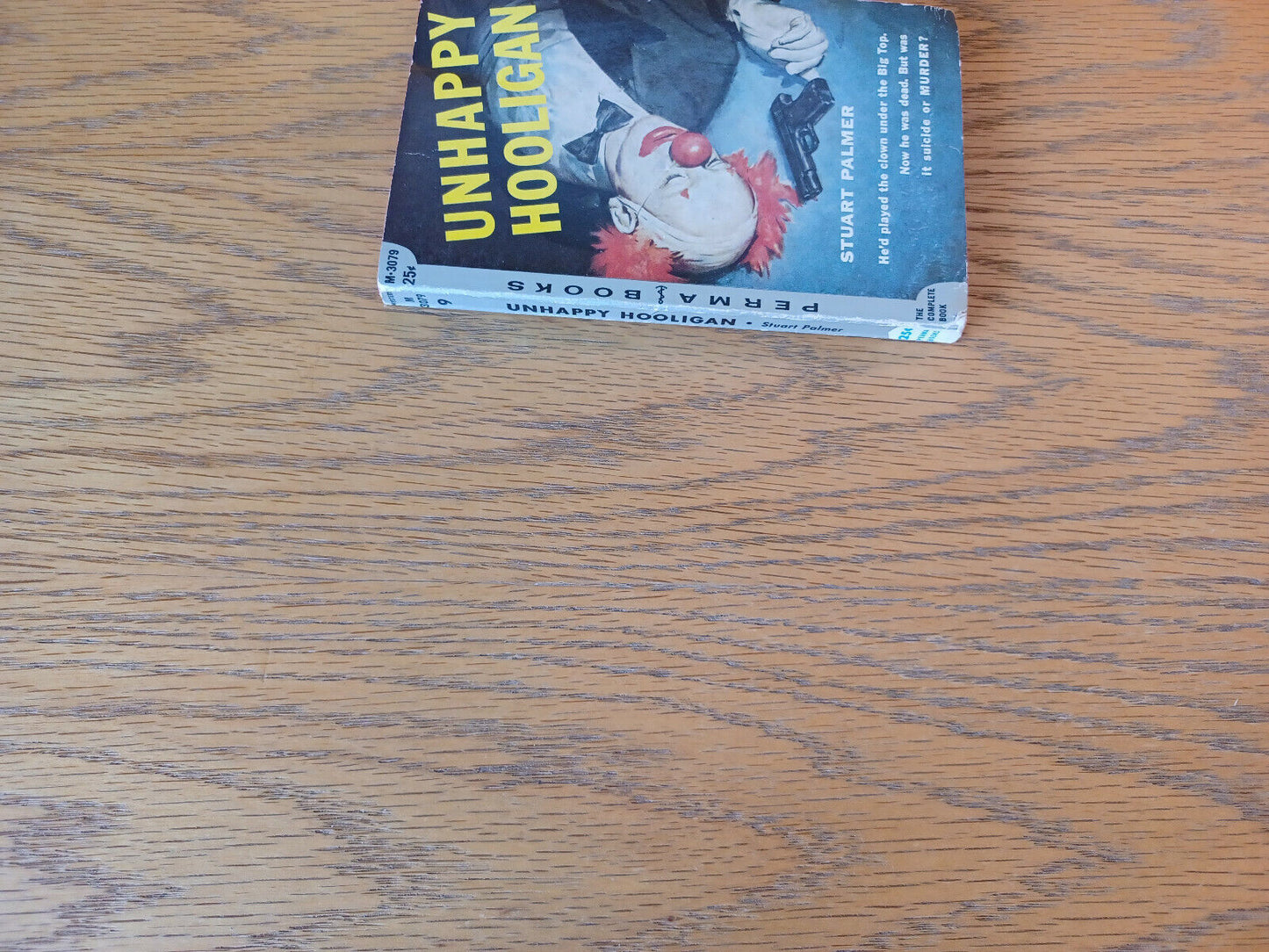 Unhappy Hooligan Stuart Palmer 1957 Permabook Paperback