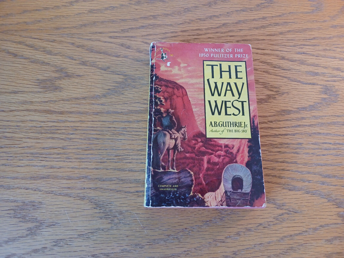 The Way West A B Guthrie Jr 1951 Pocket Books Paperback