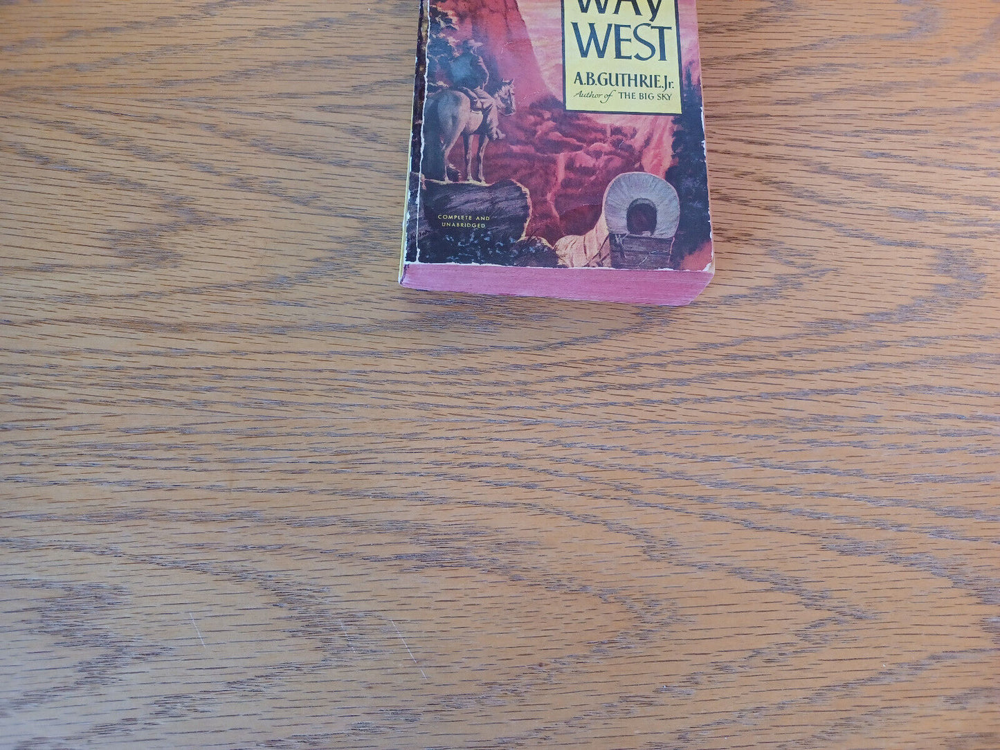 The Way West A B Guthrie Jr 1951 Pocket Books Paperback