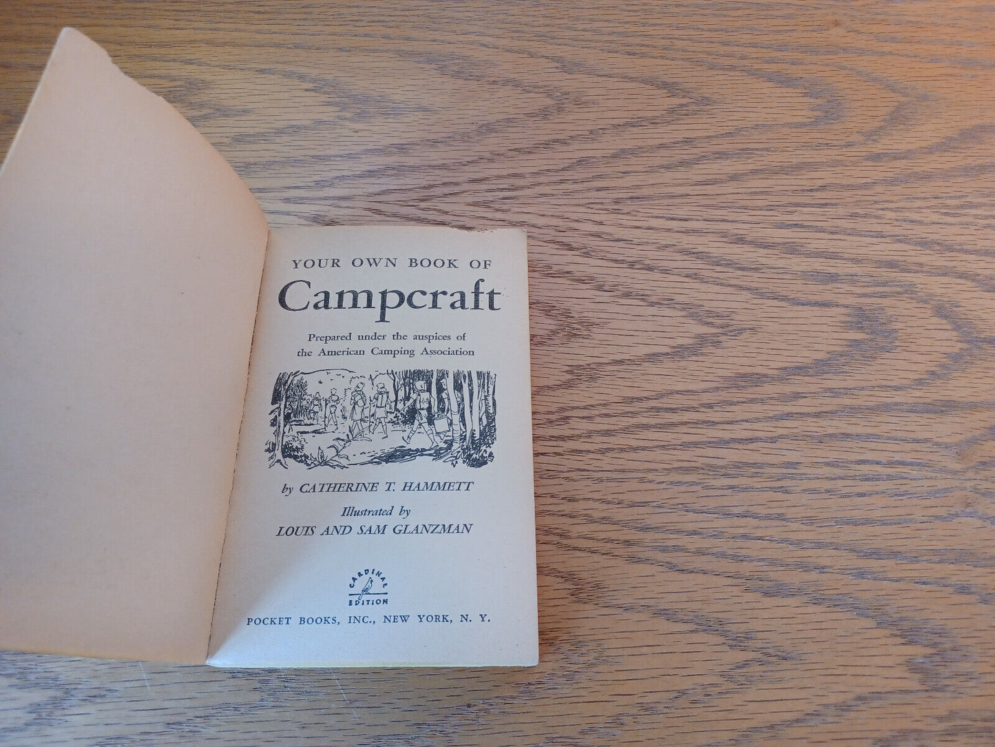 Your Own Book Of Campcraft Catherine T Hammett 1955 Paperback Pocket Books