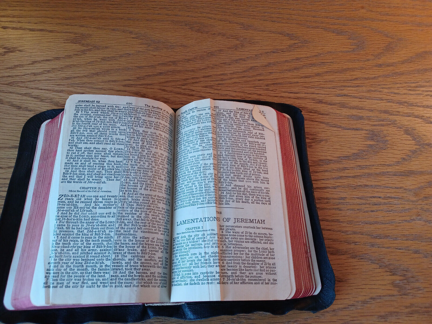 Holy Bible Red Letter Edition Self Pronouncing Leather World Syndicate