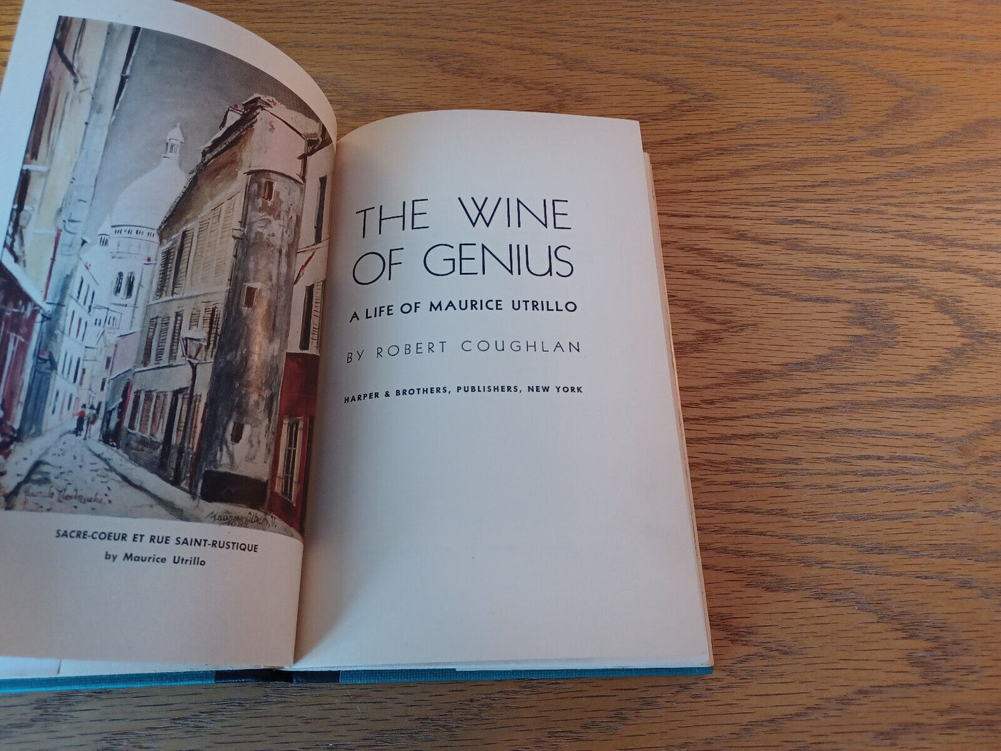 The Wine Of Genius Robert Coughlan 1951 1st Ed Hardcover Dust Jacket Harper & Br