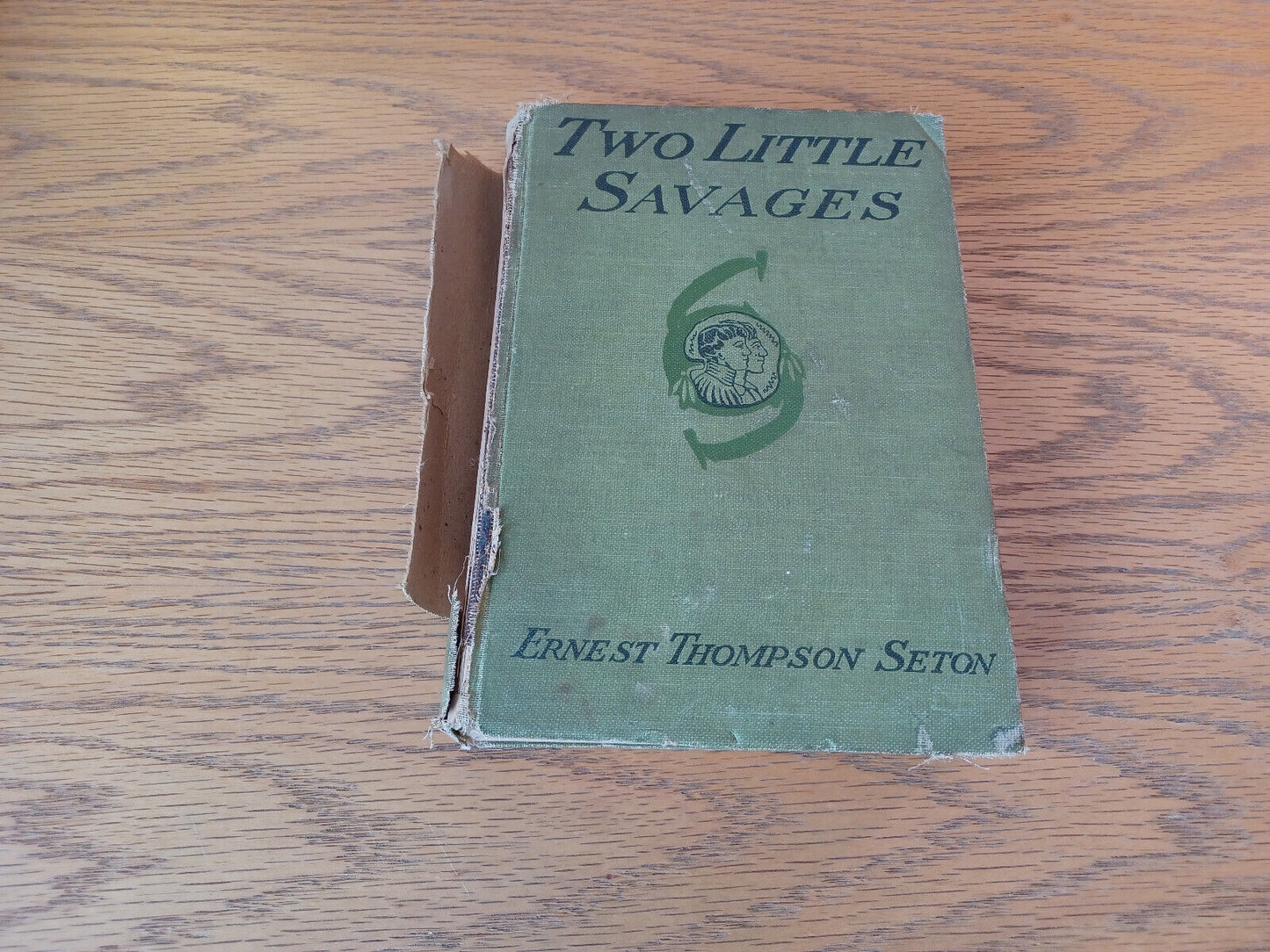 Two Little Savages Ernest Thompson Seton 1911 Hardcover Grosset & Dunlap