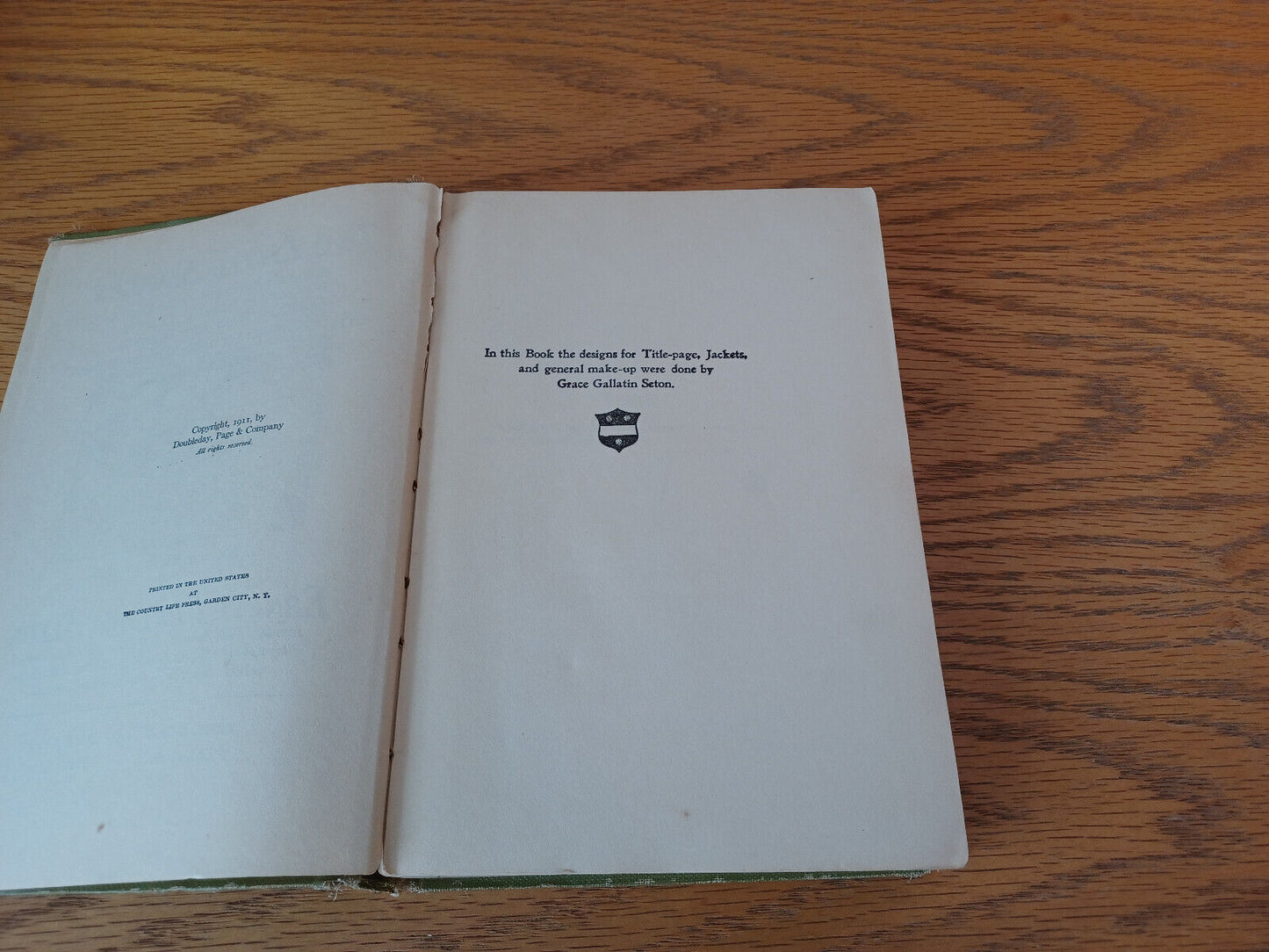 Two Little Savages Ernest Thompson Seton 1911 Hardcover Grosset & Dunlap