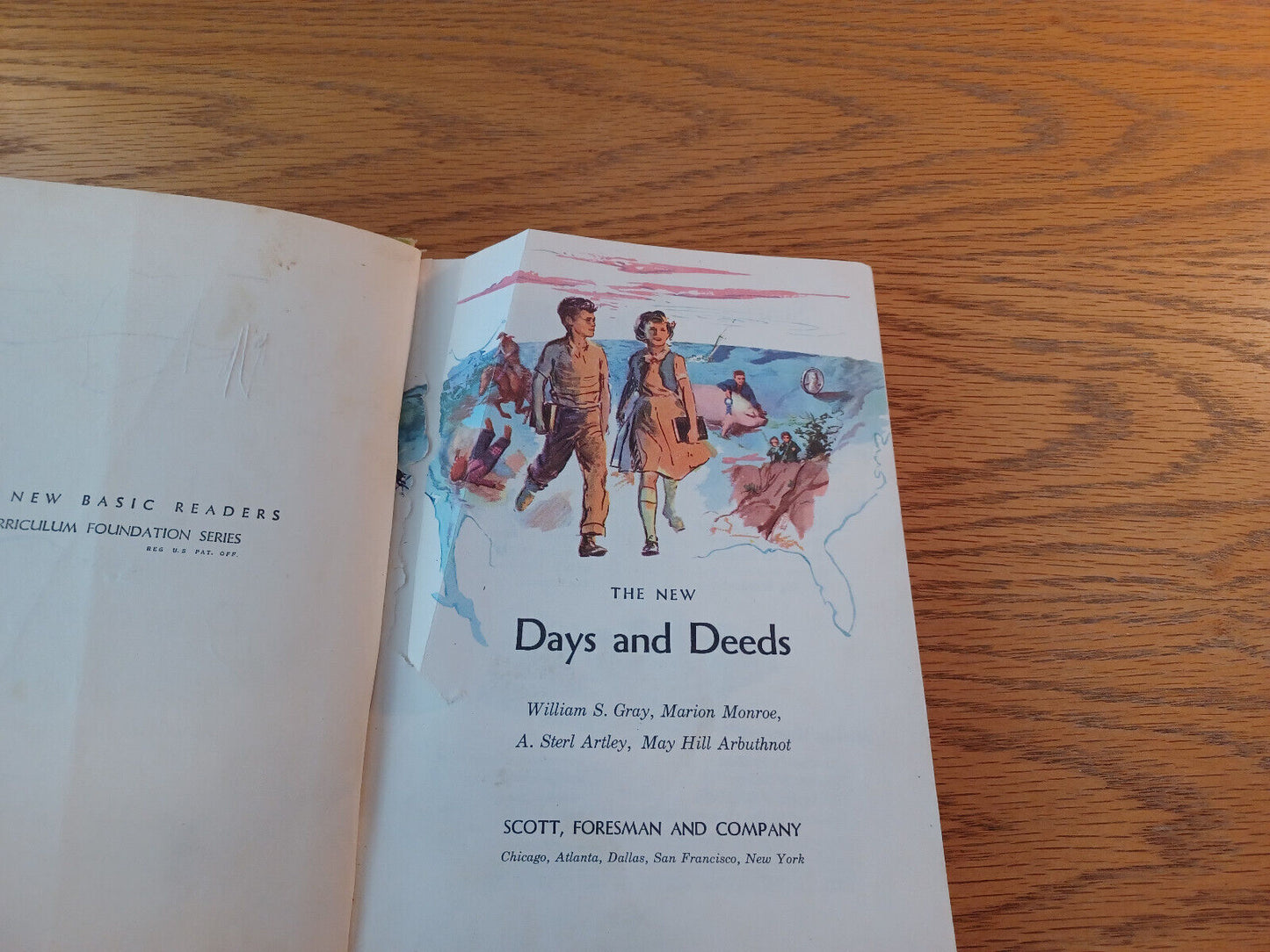 The New Days And Deeds William S Gray 1955 Hardcover Scott Foresman