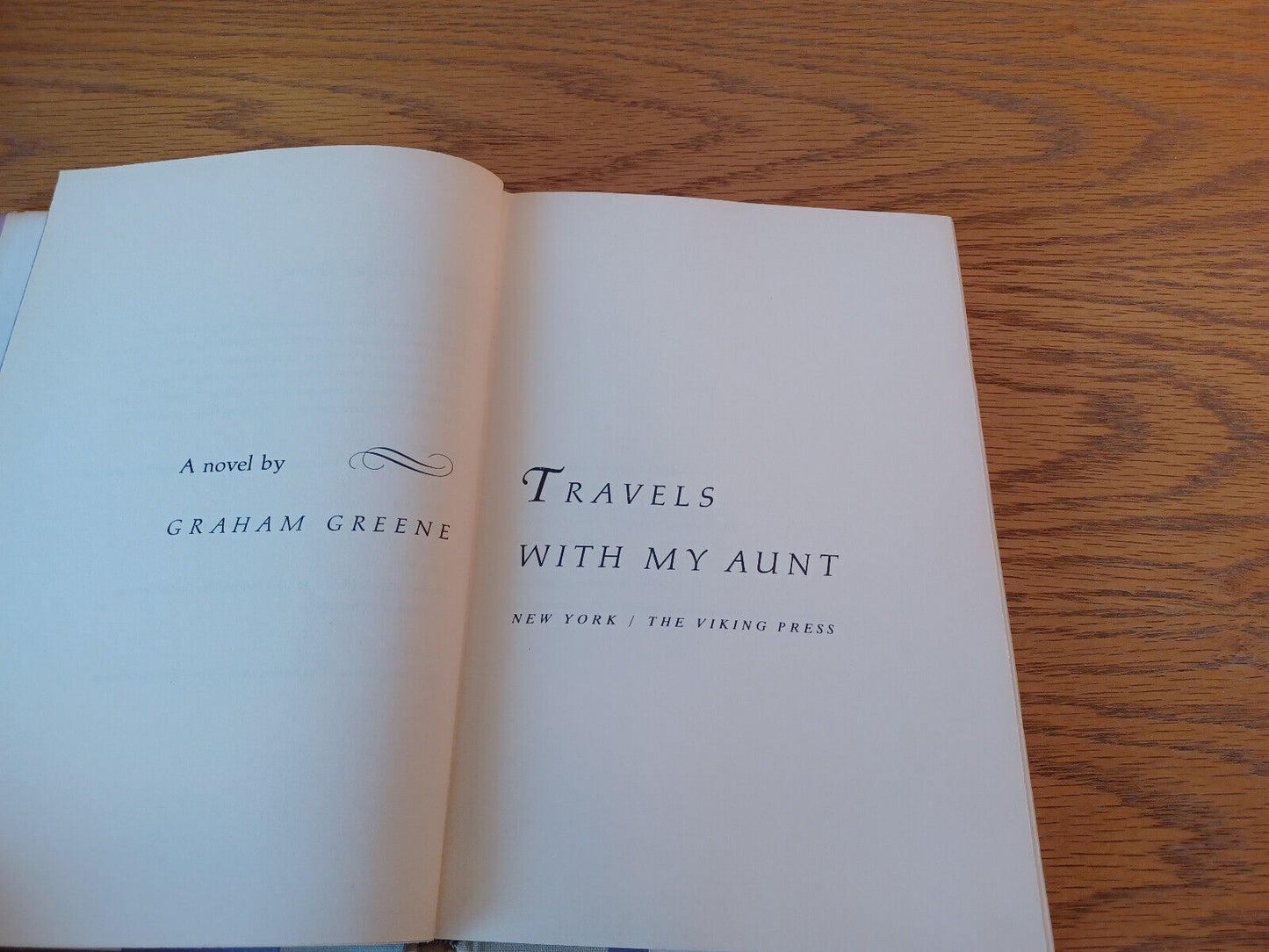 Travels With My Aunt Graham Greene 1969 Viking Press Hardcover Dust Jacket