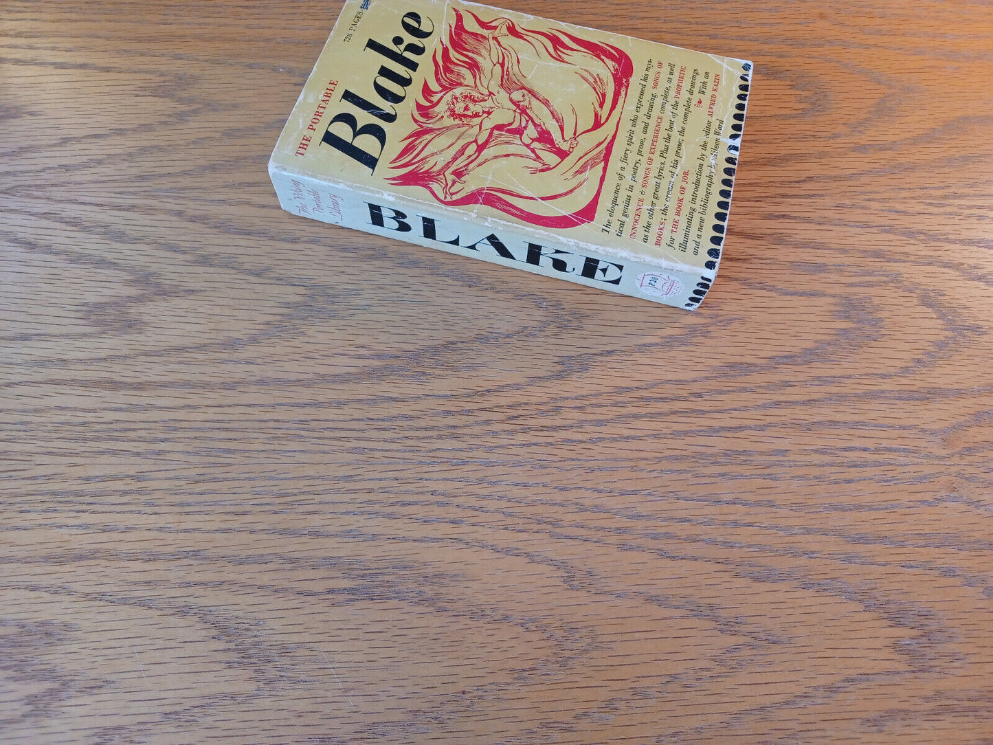 The Portable Blake 1969 Paperback Viking Press Alfred Kazin