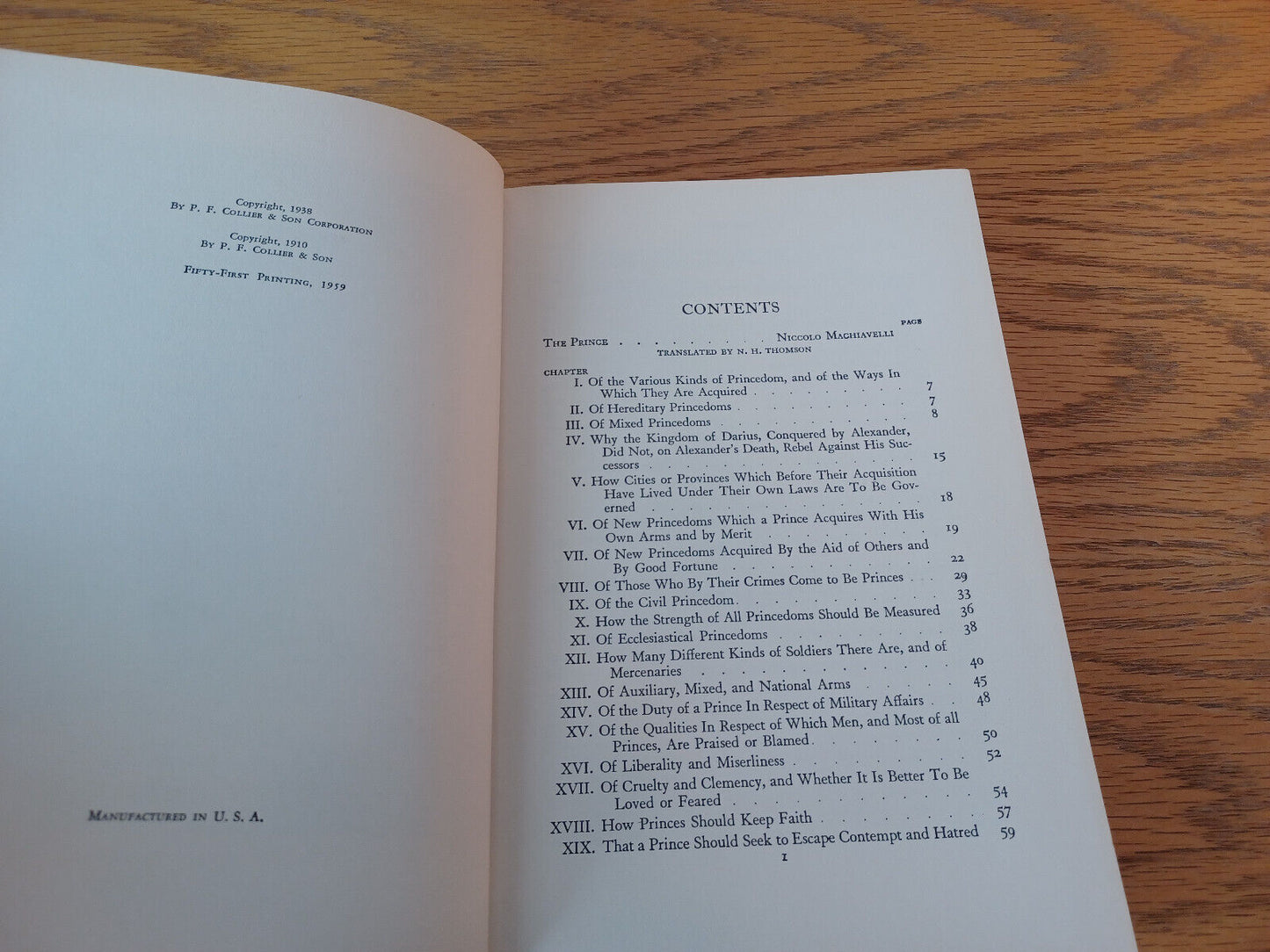 The Prince Niccolo Machiavelli Utopia Thomas More Volume 36 Harvard Classics 195