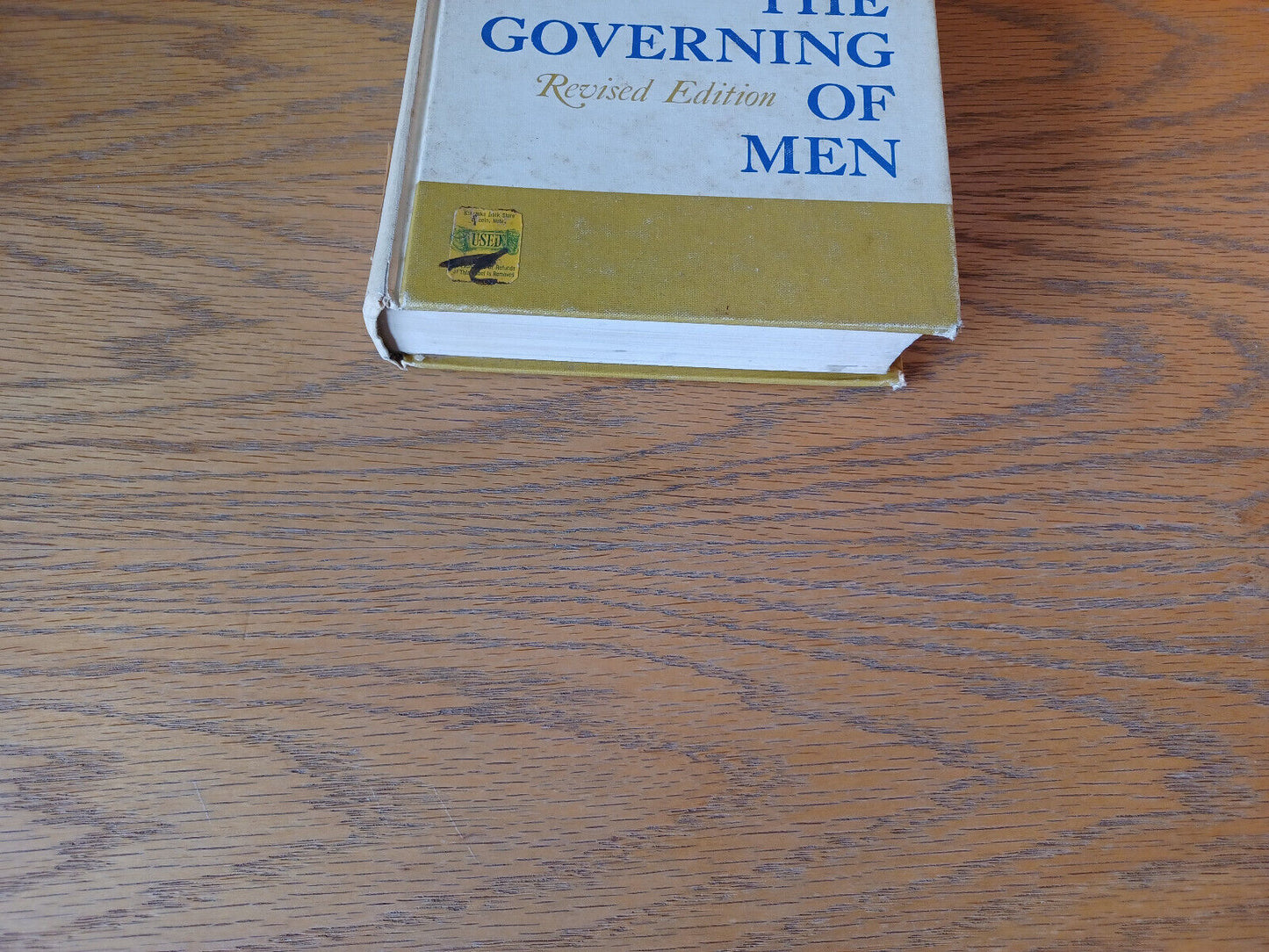 The Governing Of Men Austin Ranney 1966 Hardcover Holt Rinehart And Winston