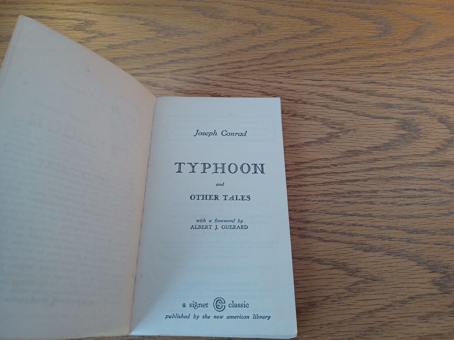 Typhoon And Other Tales Joseph Conrad 1963 Paperback New American Library