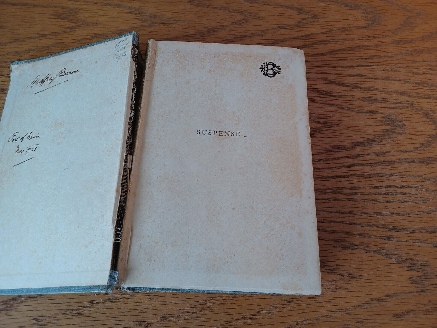 Suspense Joseph Conrad 1925 J M Dent & Sons Hardcover