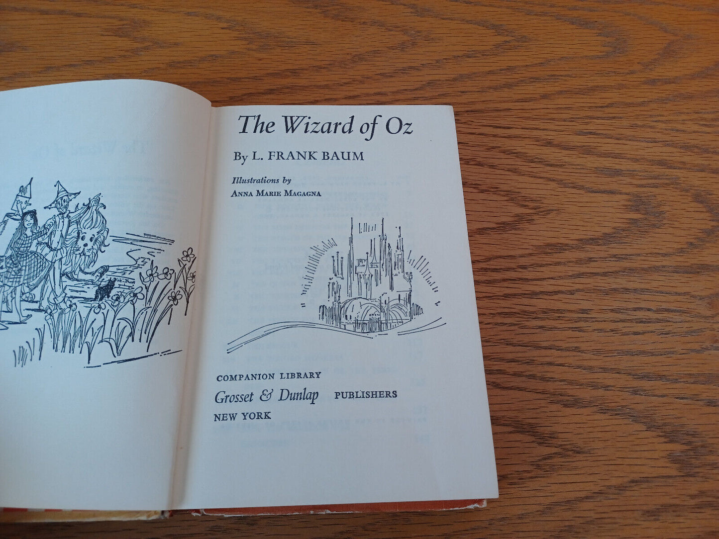 The Wizard Of Oz L Frank Baum The Jungle Book Rudyard Kipling 1963 Grosset & Dun