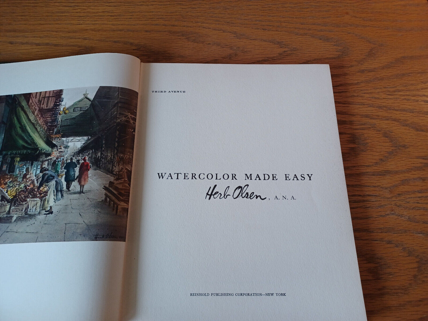 Watercolor Made Easy Herb Olsen Hardcover Reinhold