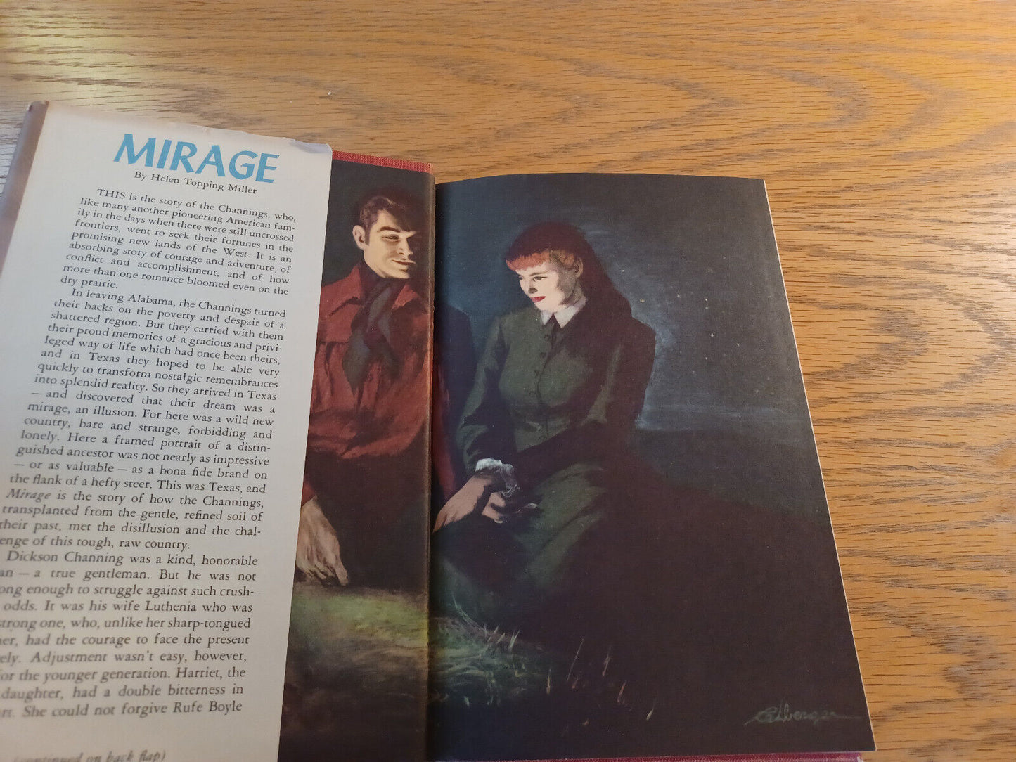 Mirage Helen Topping Miller 1949 Hardcover Dust Jacket Peoples Book Club