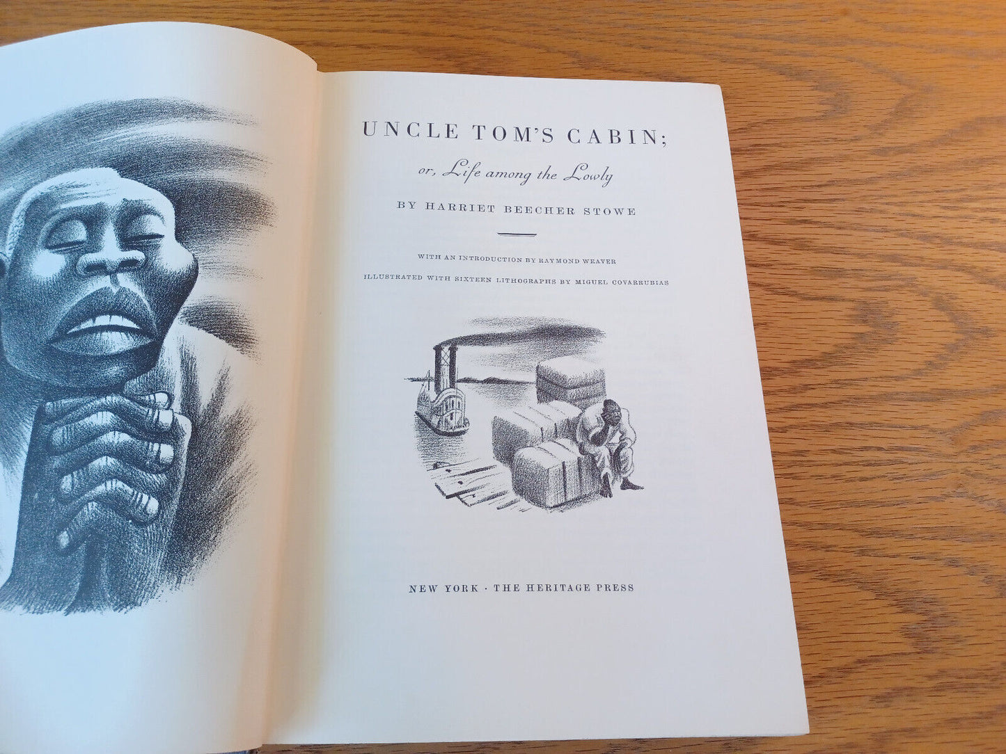 Uncle Tom's Cabin Harriet Beecher Stowe 1938 Heritage Press Hardcover