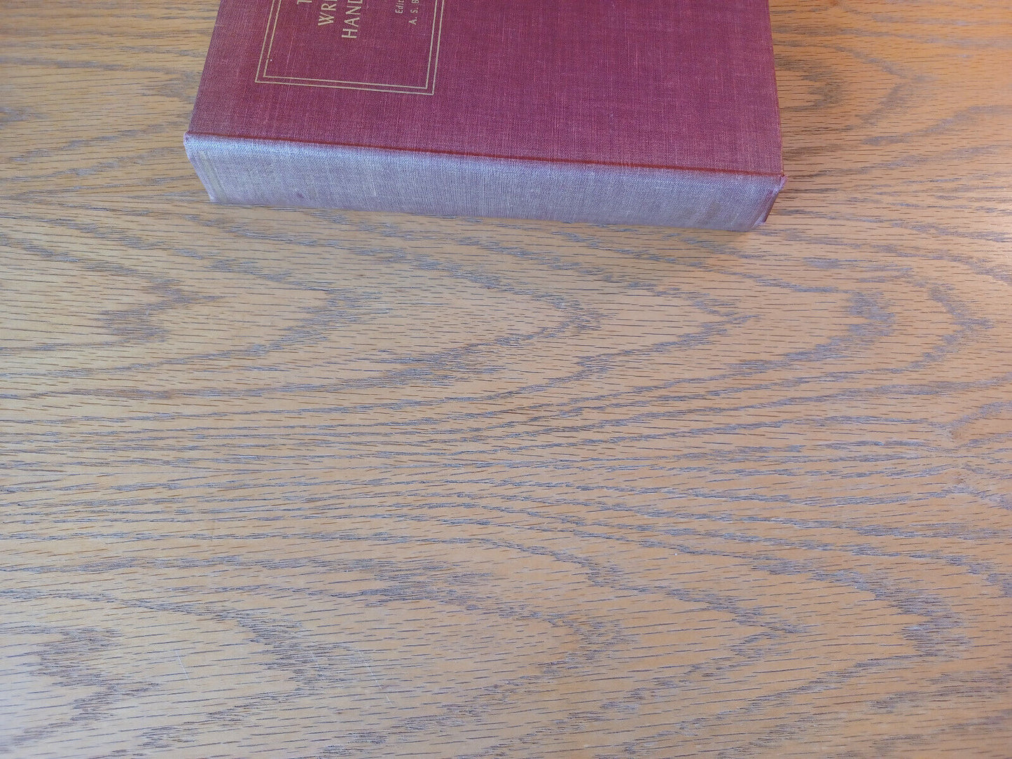 The Writer's Handbook A S Burack 1949 Hardcover The Writer