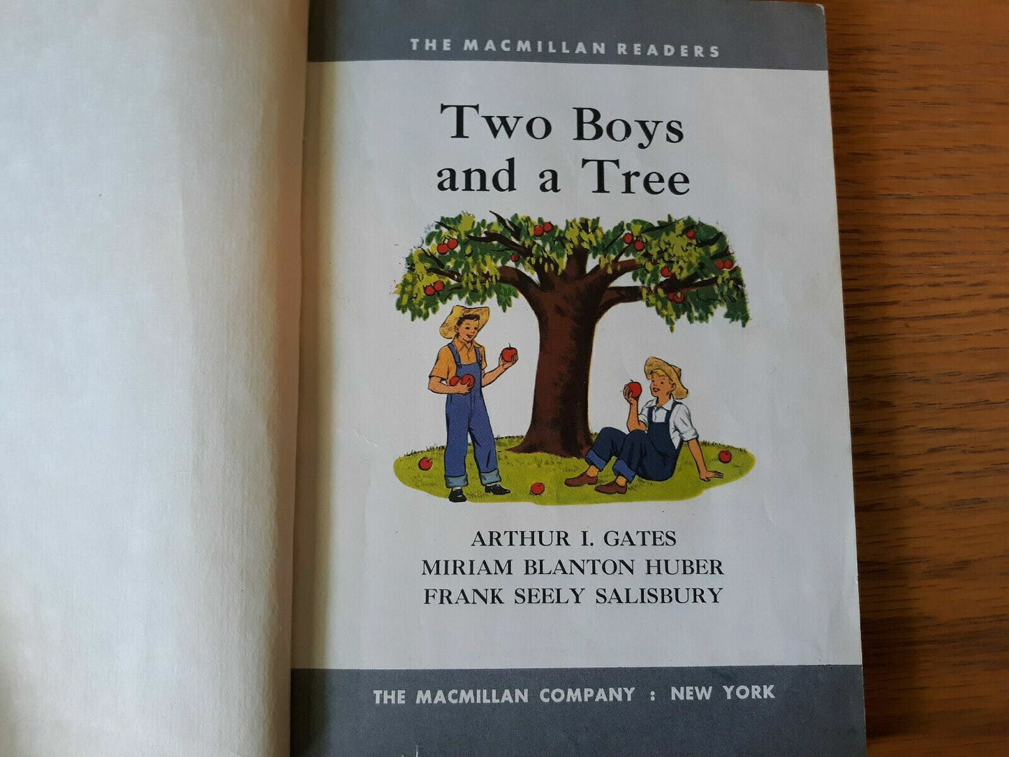 Two Boys and a Tree (The MacMillan Readers) by Gates Huber Salisbury 1951