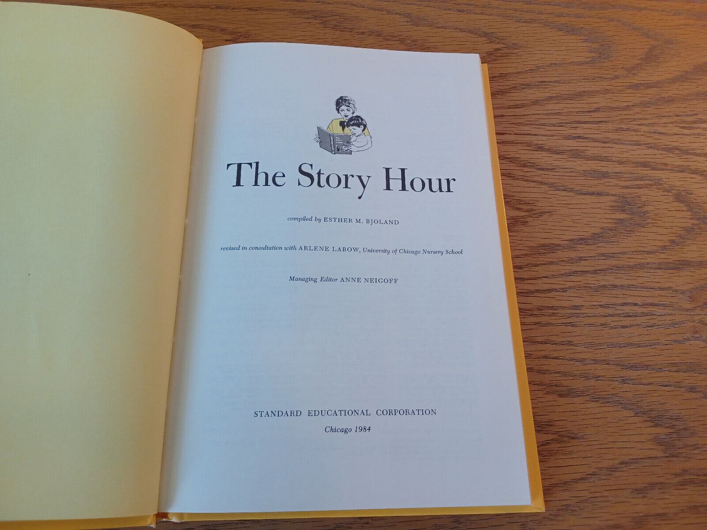 The Story Hour Esther M Bjoland 1969 Hardcover Standard Educational