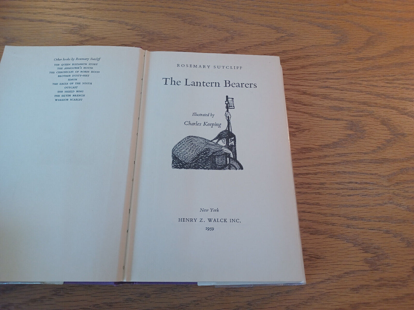 The Lantern Bearers Rosemary Sutcliff 1959 1st Edition Henry Z Walck