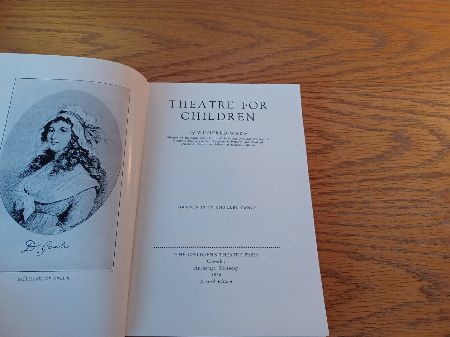 Theatre For Children Winifred Ward 1950 Hardcover The Children's Theatre Press